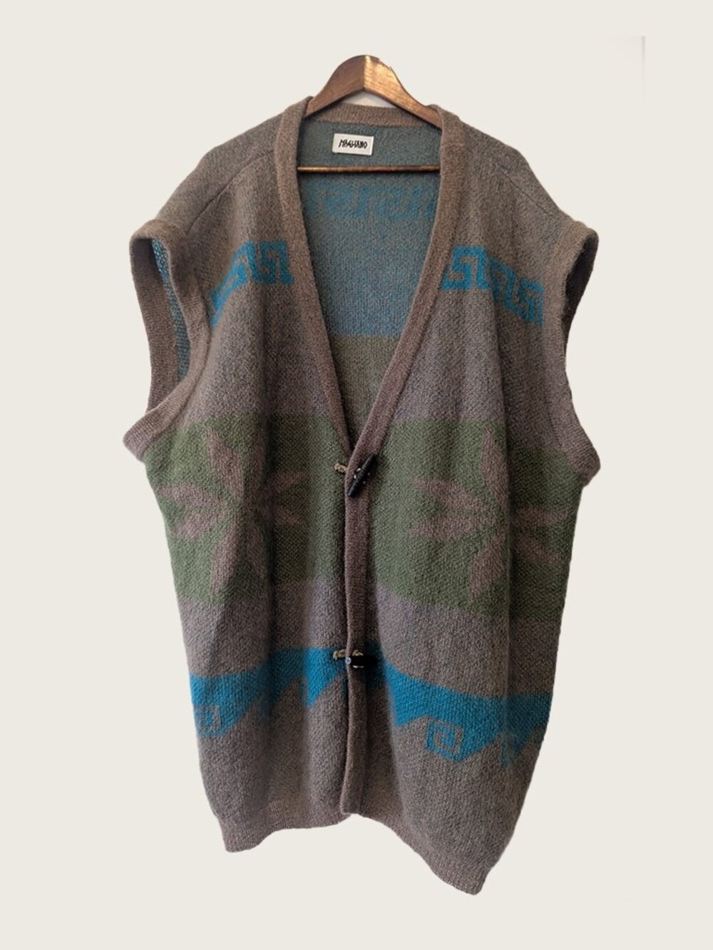 MAGLIANO - Knitted mohair blend vest - Sz S (Oversized)